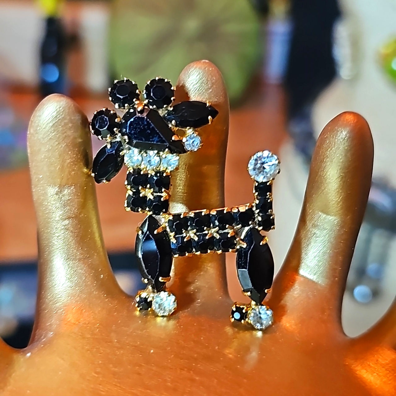 Vintage Julianna Poodle Brooch